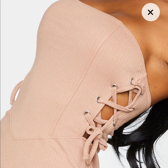 PrettyLittleThing Dresses & Skirts - Thick Laced Side Mini Dress